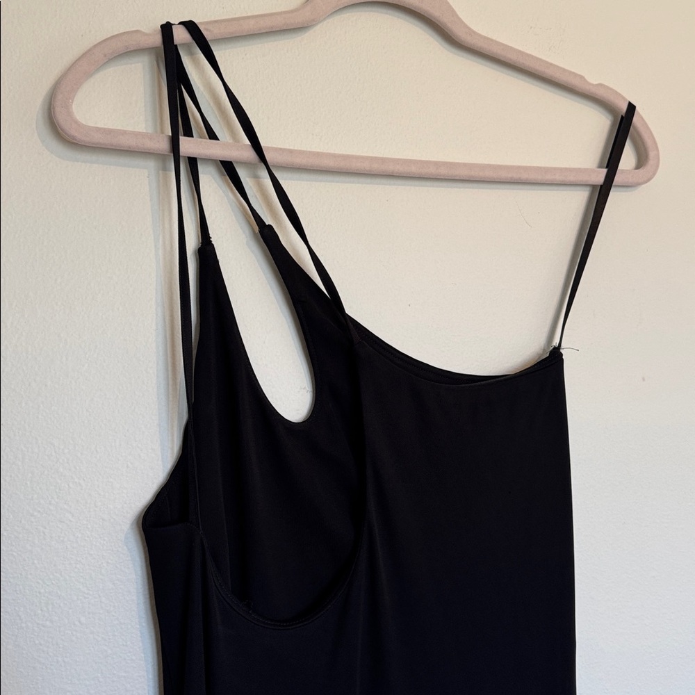 Frame One Shoulder Midi Dress Small - Picture 5 of 9